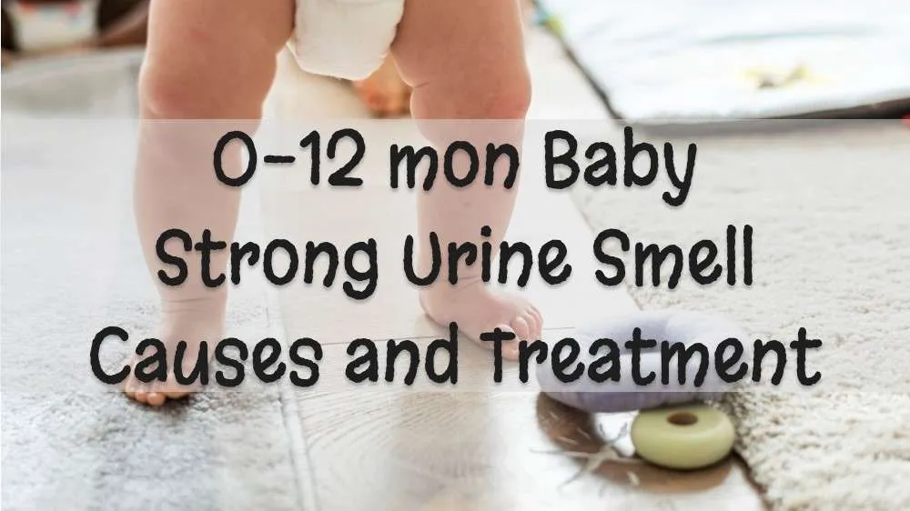 baby strong urine smell